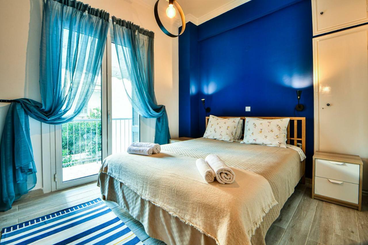 Cozy Blue Apartment By Zain Афины Экстерьер фото