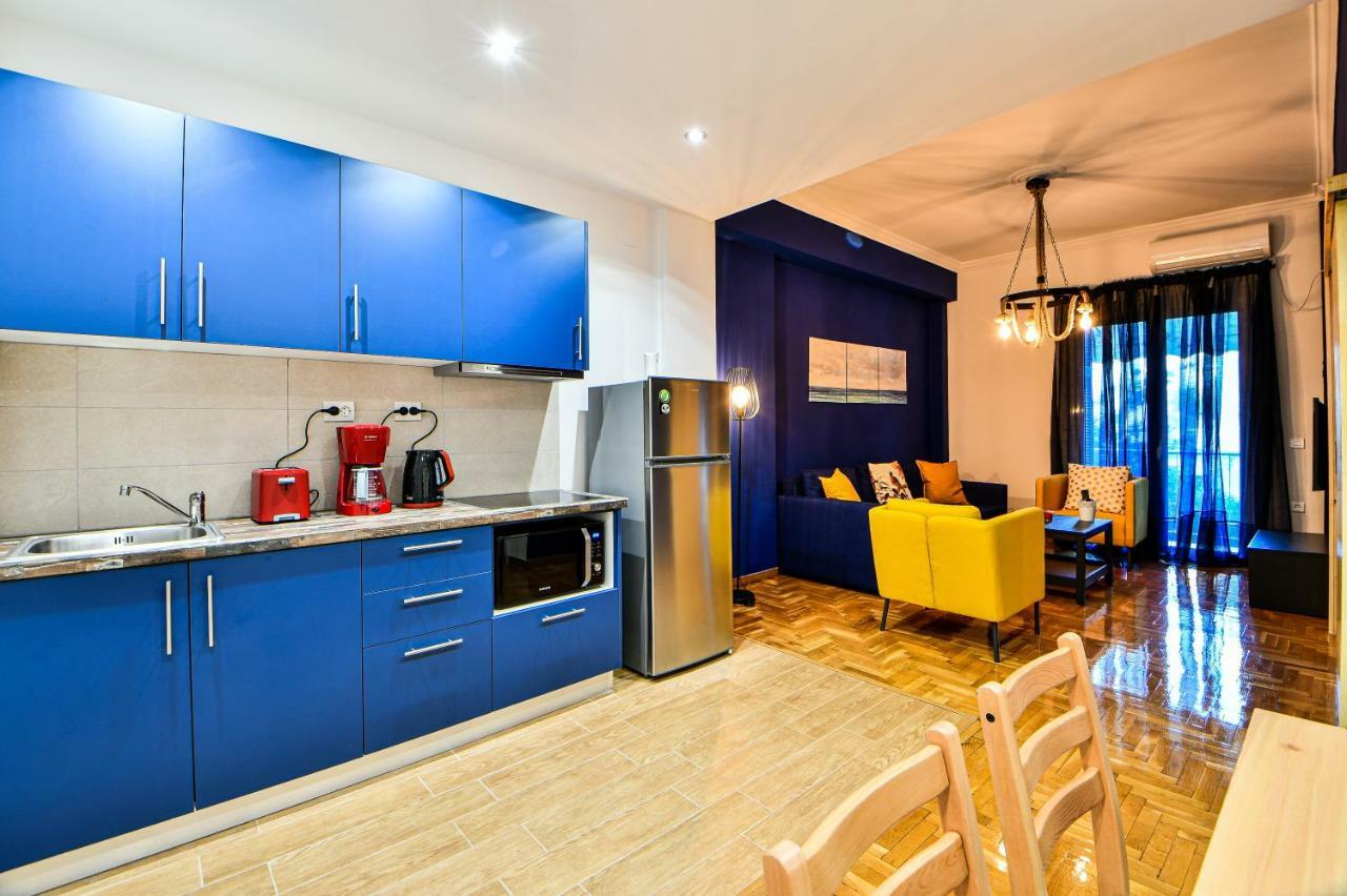 Cozy Blue Apartment By Zain Афины Экстерьер фото